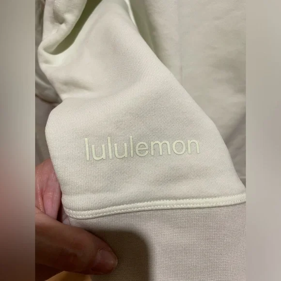 Lululemon Perfectly Oversized Crew Neck Sweater XL/XXL Light Green & Grey - Picture 9 of 9